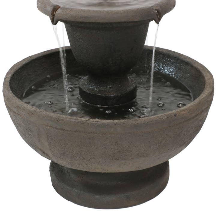 Sunnydaze Decor - Wholesale Outdoor Ornament/Decor - Streaming Falls Polyresin Outdoor 2-Tier Water Fountain8