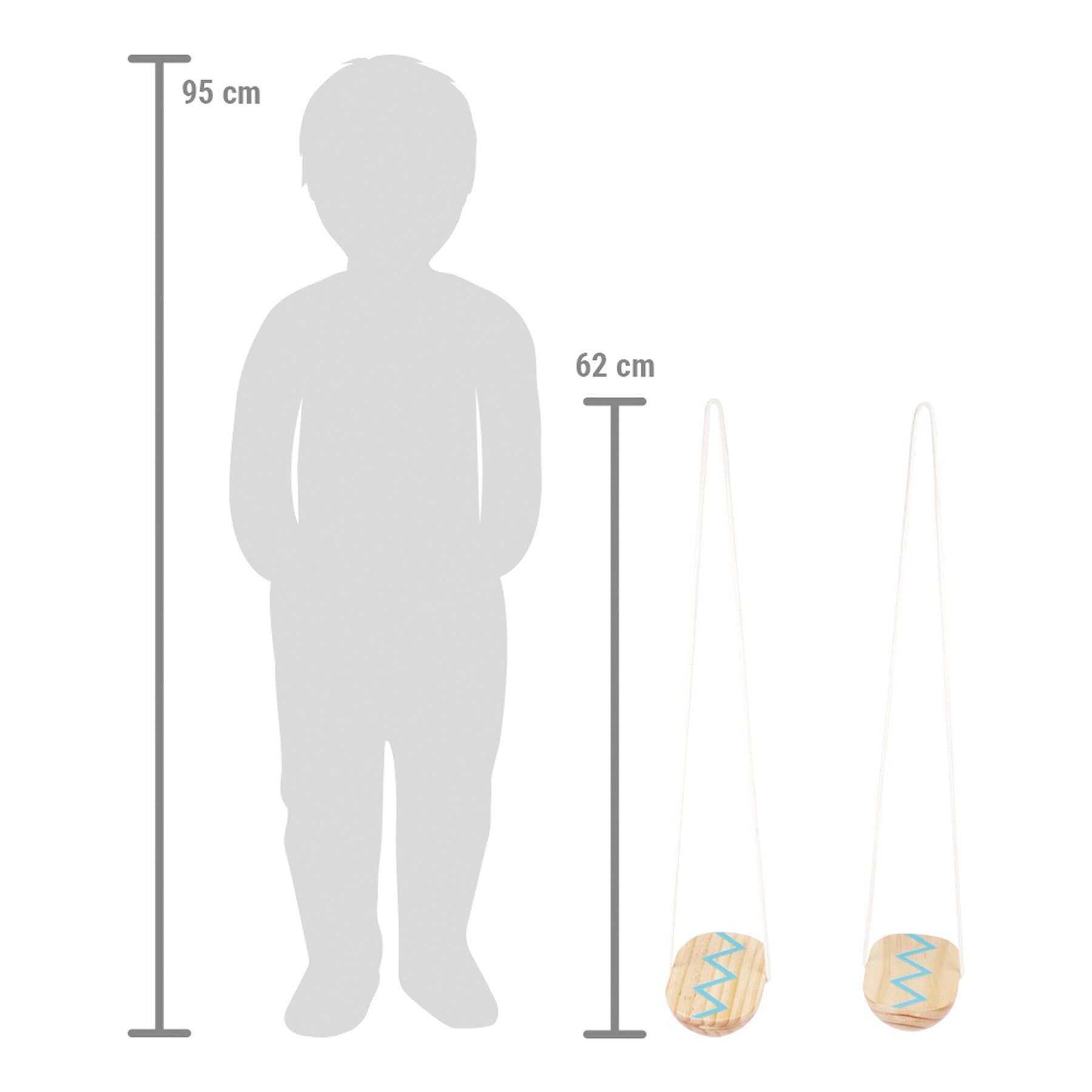 small foot - Wholesale Wood Toy - Kids - “Active” walking stilts | exercise toys| wood5