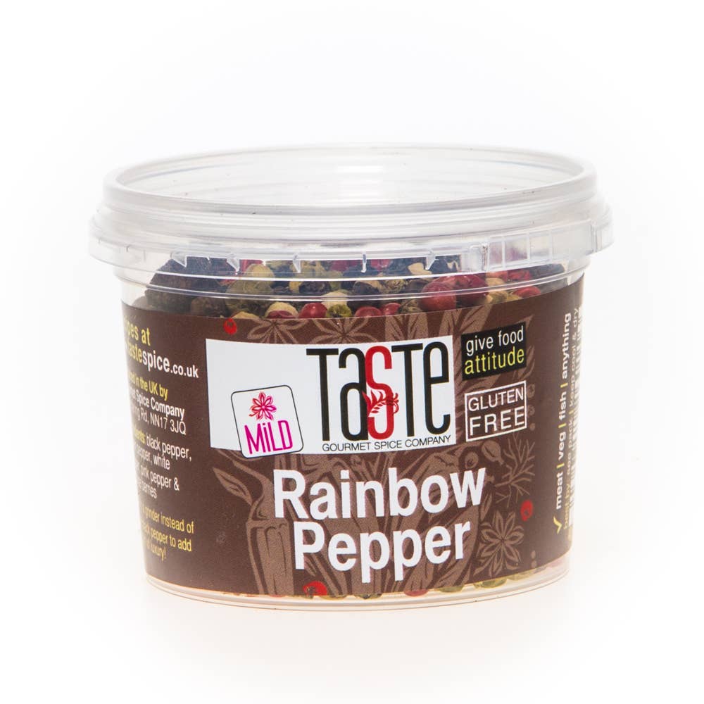Taste Gourmet Spice Co – wholesale Dried spice mix – Rainbow Peppercorns | Marinade, Seasoning, Rub | Spice Blend