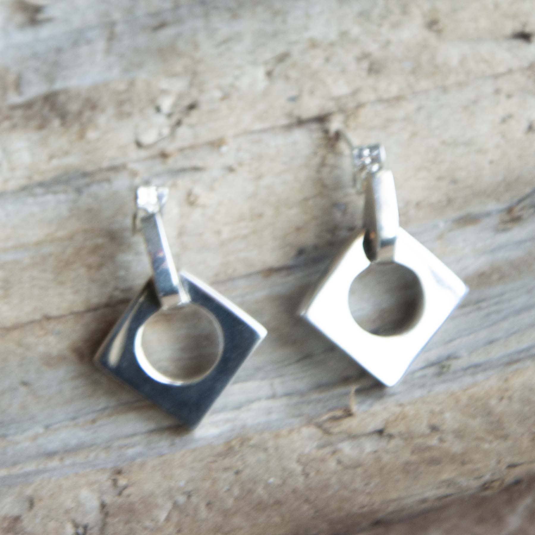 Argento Chic - Wholesale Dangle Earrings - Casey Big Square Earrings1