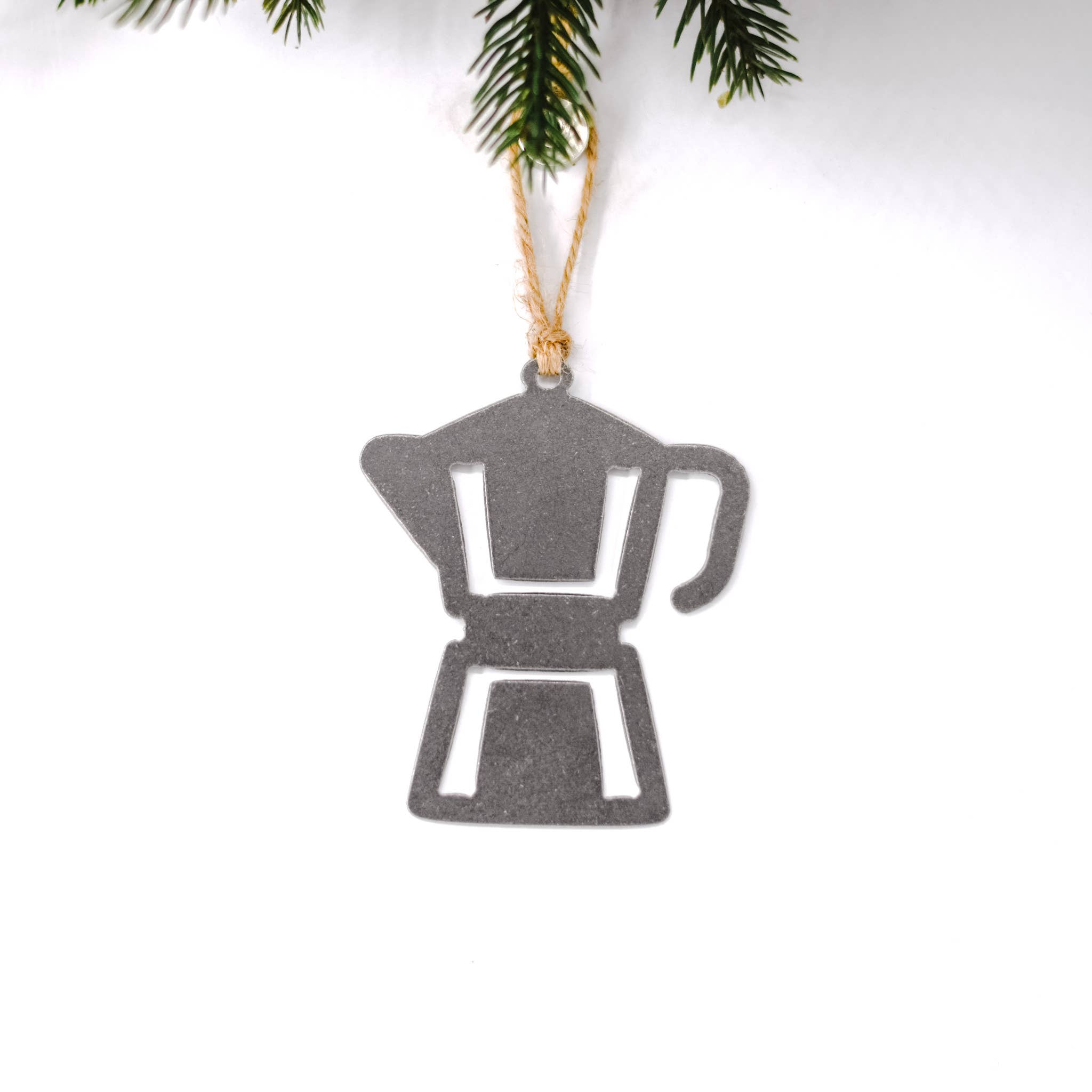 Keystone Steel Co. - Wholesale Ornament - Kookplaat Espresso koffieornament0