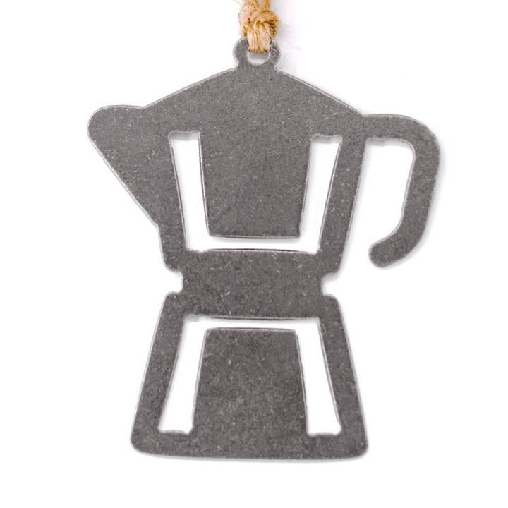 Keystone Steel Co. - Wholesale Ornament - Kookplaat Espresso koffieornament0