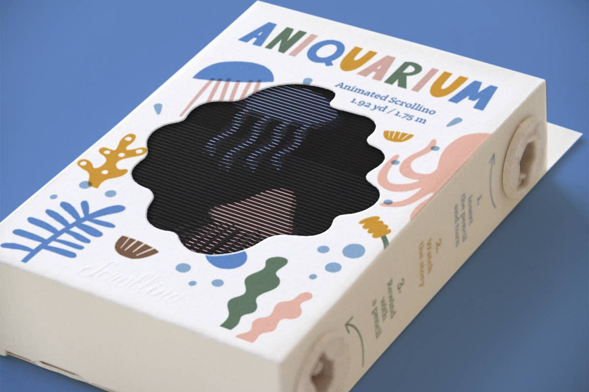 Scrollino - Wholesale Coloring & Activity Book - Kids & Baby - Animated Picture Book - Scrollino Aniquarium2