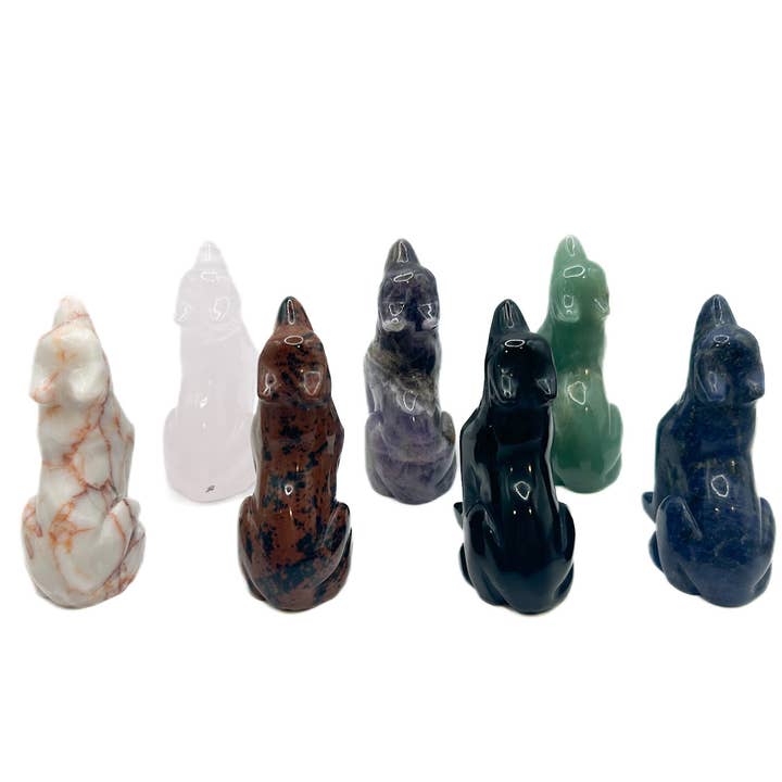 Gifts Amazing! - Wholesale Decorative Figurine - Large Carved Stone Wolf Figurines