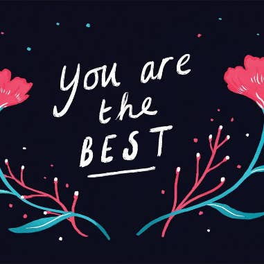 Emmeline Illustration - Wholesale Everyday Greeting Card - You Are The Best Greeting Card