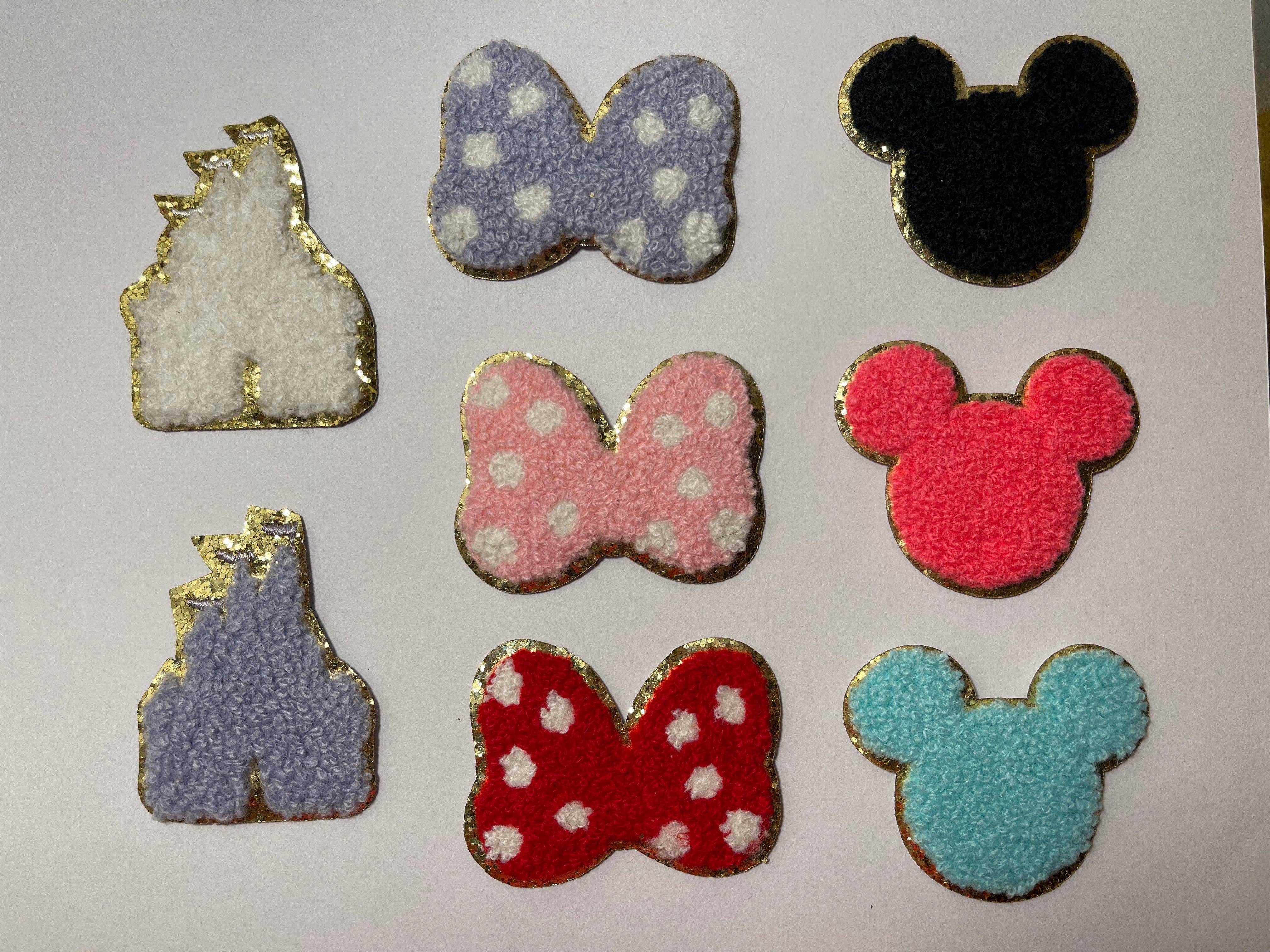 Mickey Minnie Iron On Embroidered Clothes Patches For Girl Woman Clothing  Stickers Garment Wholesale