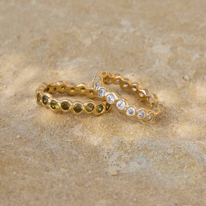 Agapée Jewelry - Wholesale Multi-Stone Ring - Amélia II Ring | Jewelry Gold Gift Waterproof2