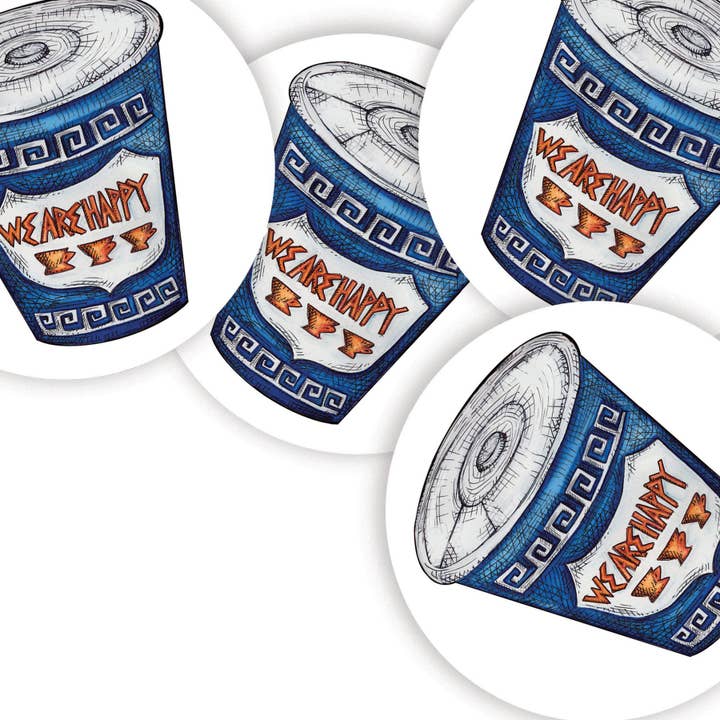 PAPER COASTERS | New York City Kaffekop | Party Coaster for engroshandel hos About A Cloud Stationery & Gifts