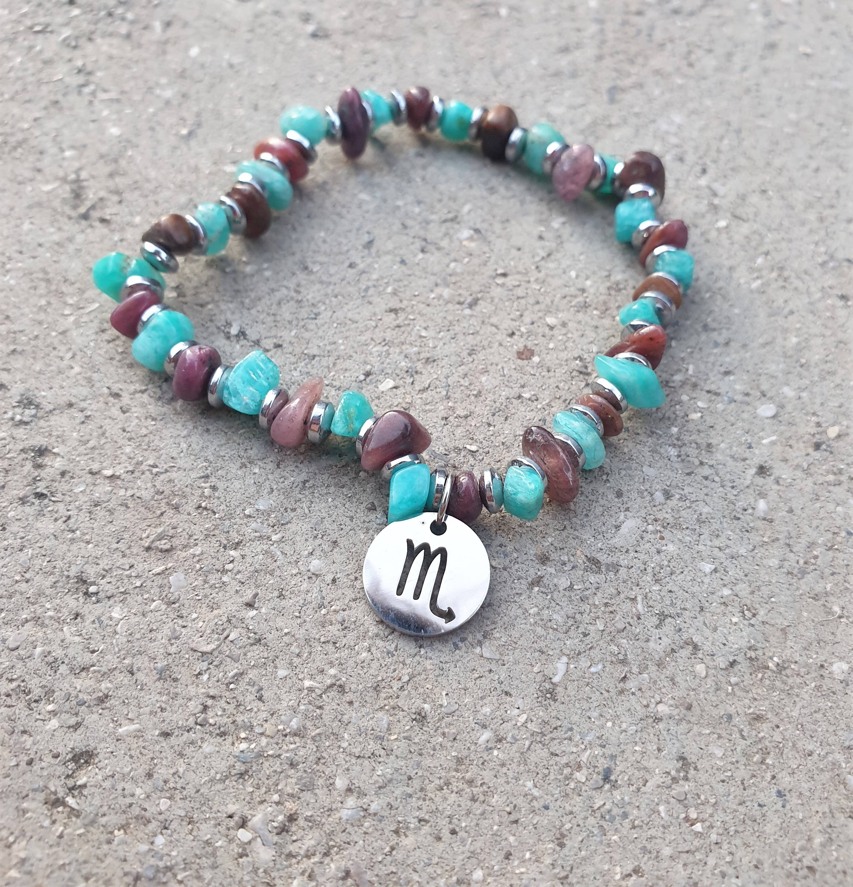 Lapiseum - Wholesale Jewelry Set - Zodiac healing stone bracelet set 24