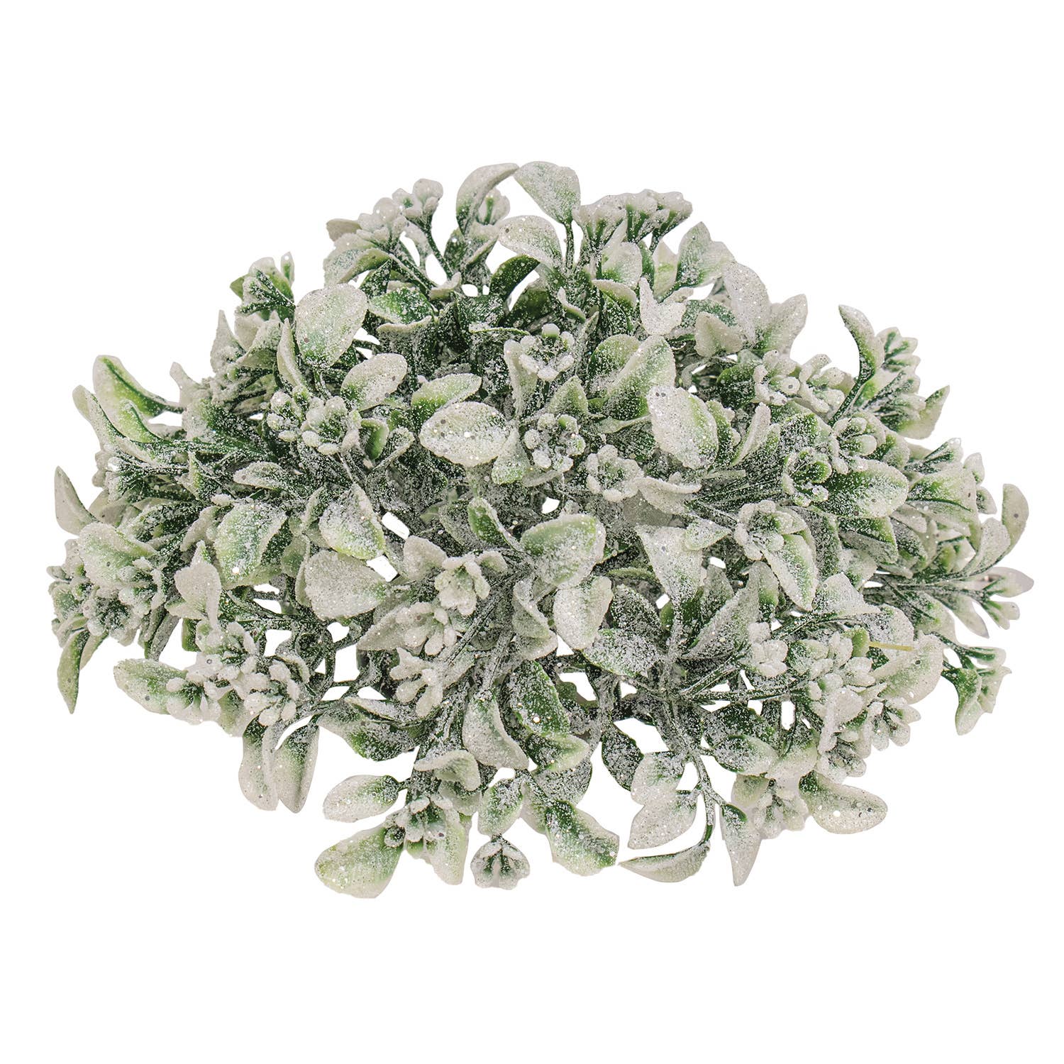 Saybrook Lane - Wholesale Artificial Plant - Frosted Fantasy Boxwood Half Sphere, 8"0