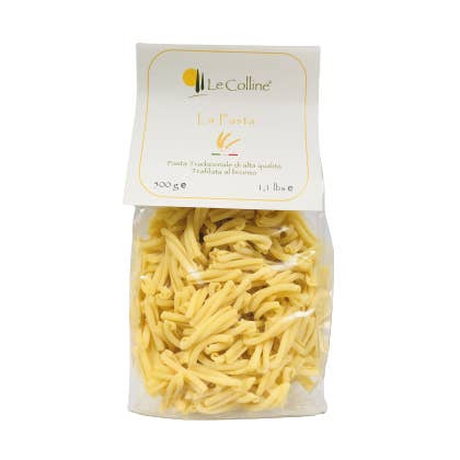 Le Colline UG – Engroshandel Pasta – Traditionel Casarecce Pasta fra Italien | 500g - 1,1 lbs0