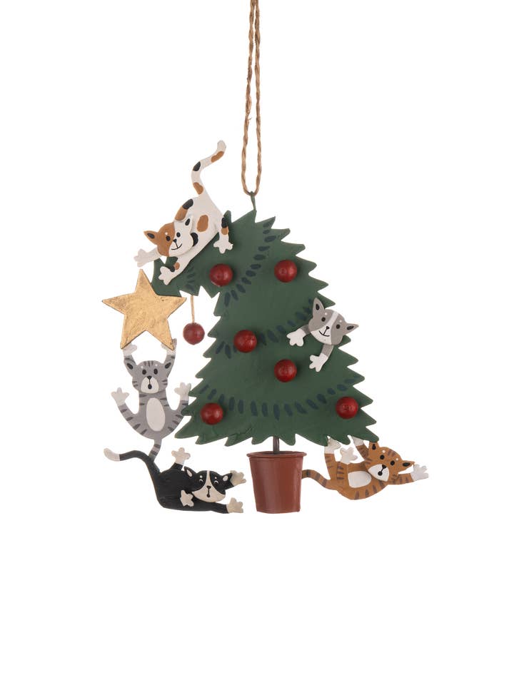 Stoute katten hangen in de boom voor wholesale door Shoeless Joe Ltd