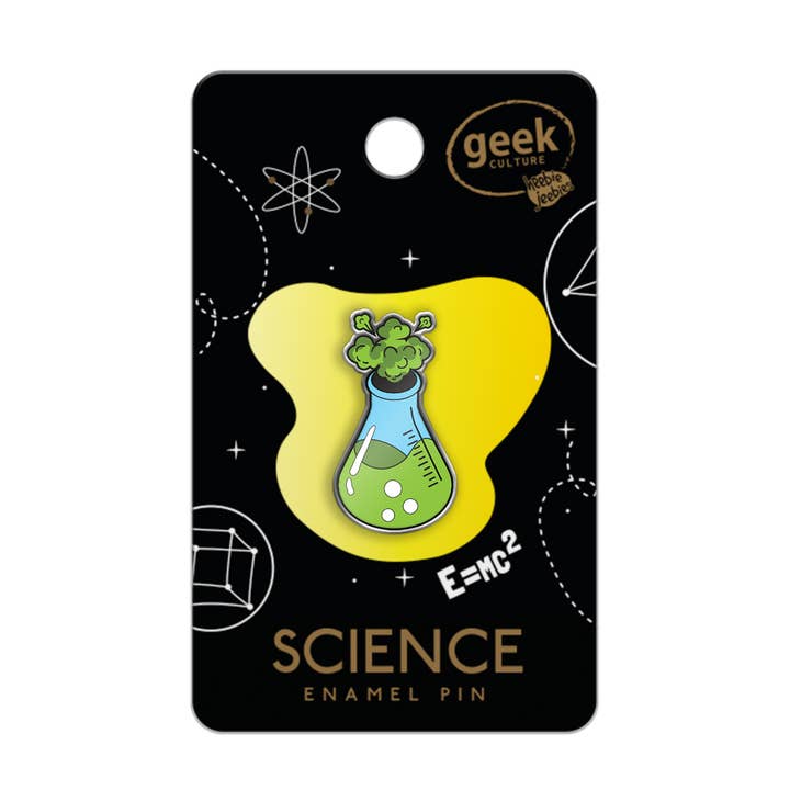 Heebie Jeebies USA - Wholesale Lapel Pin/Button - Science Pin Beaker