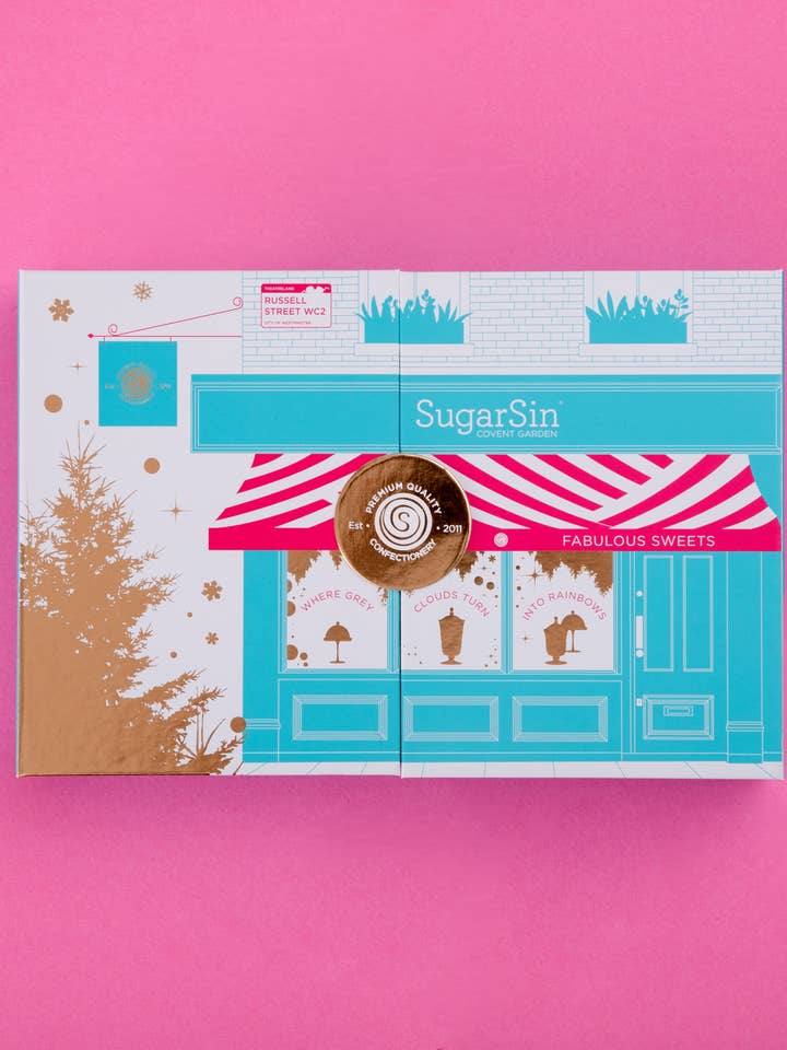 SugarSin Advent Calendar (Vegan) for wholesale by SugarSin