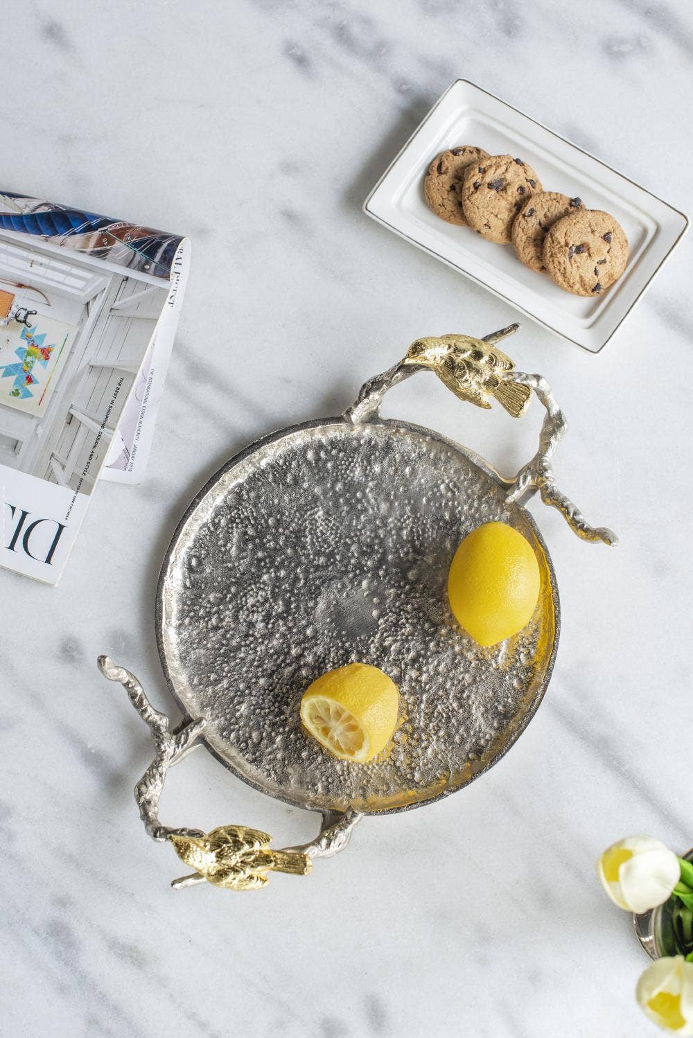 A&B Home Group Inc. - Wholesale Decorative Tray - S/2 21x17x4.5" Alvada Decorative Trays - Large4