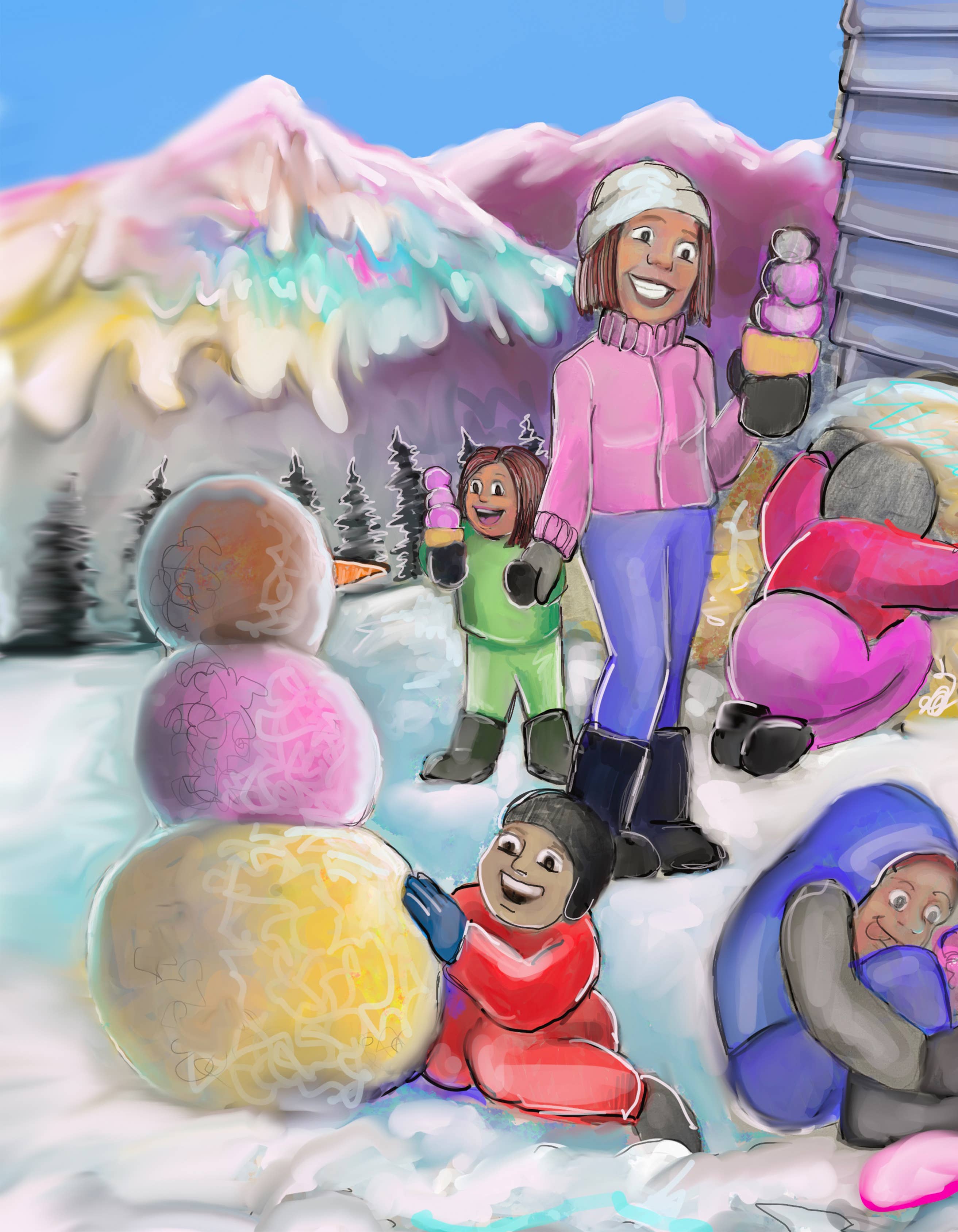 Whitney L. Anderson – Engroshandel Early Reader Book (6-8) – Den store is snestorm2