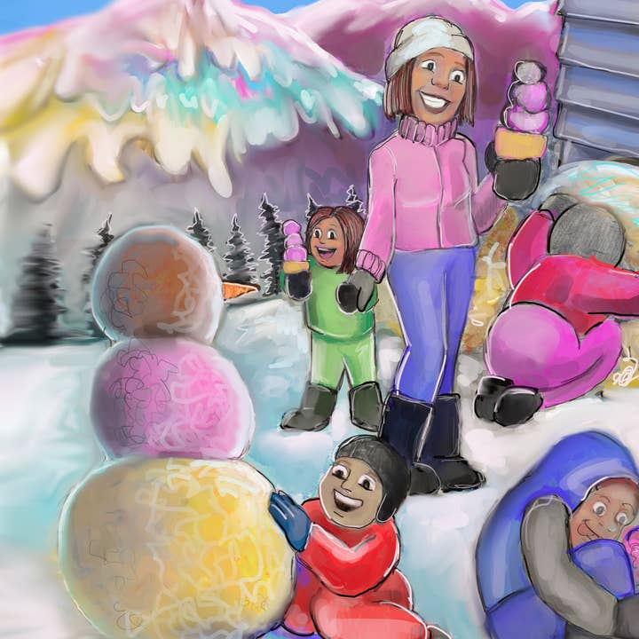 Whitney L. Anderson – Engroshandel Early Reader Book (6-8) – Den store is snestorm2