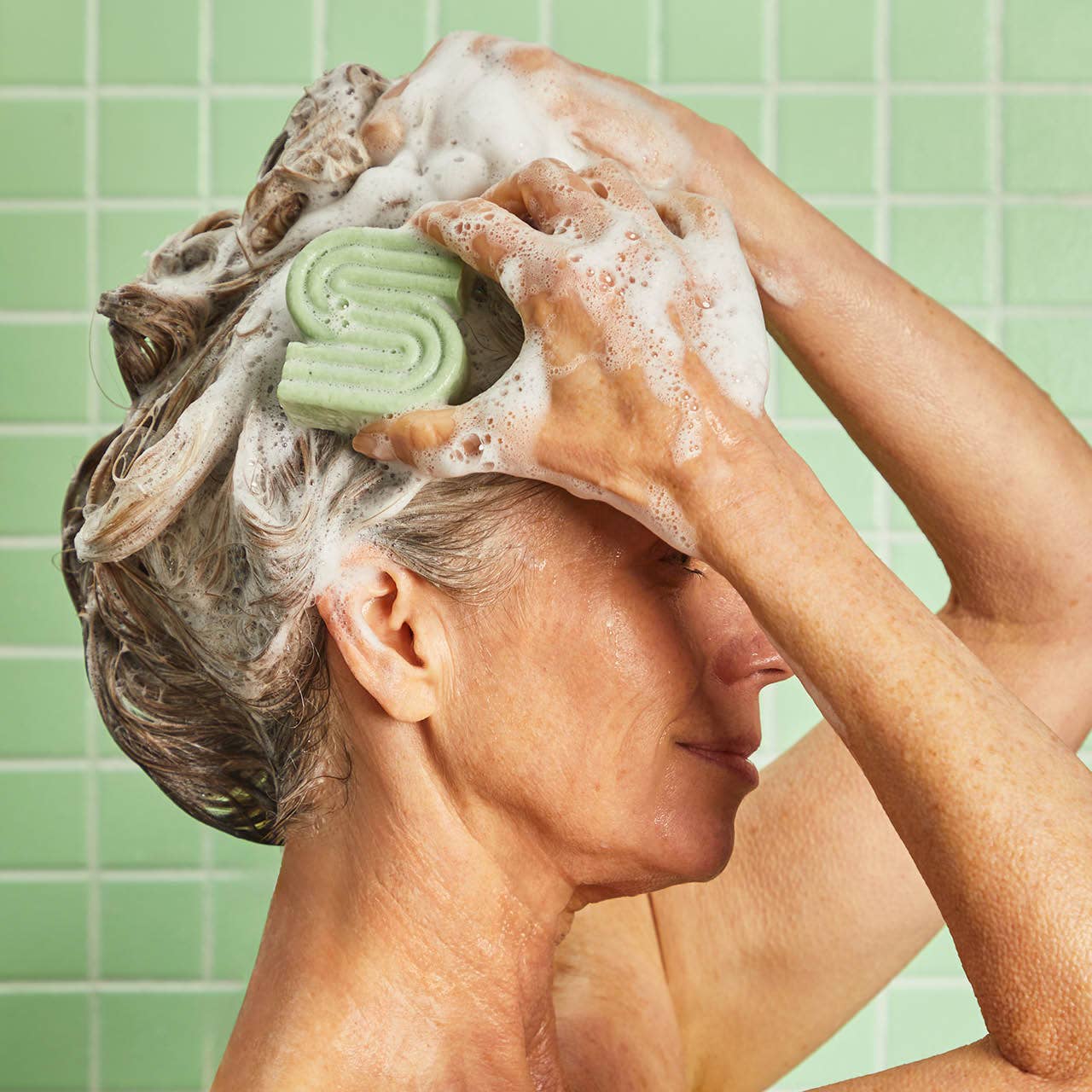 KITSCH - Wholesale Shampoo Puck/Solid Shampoo - Tea Tree & Mint Clarifying Shampoo Bar3