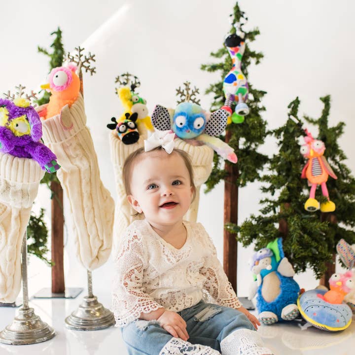 Inklings Baby - Wholesale Hanging Rattle - Baby - Ollie the Oddball Oddbird Chime & See Attachable Hanging Toy4