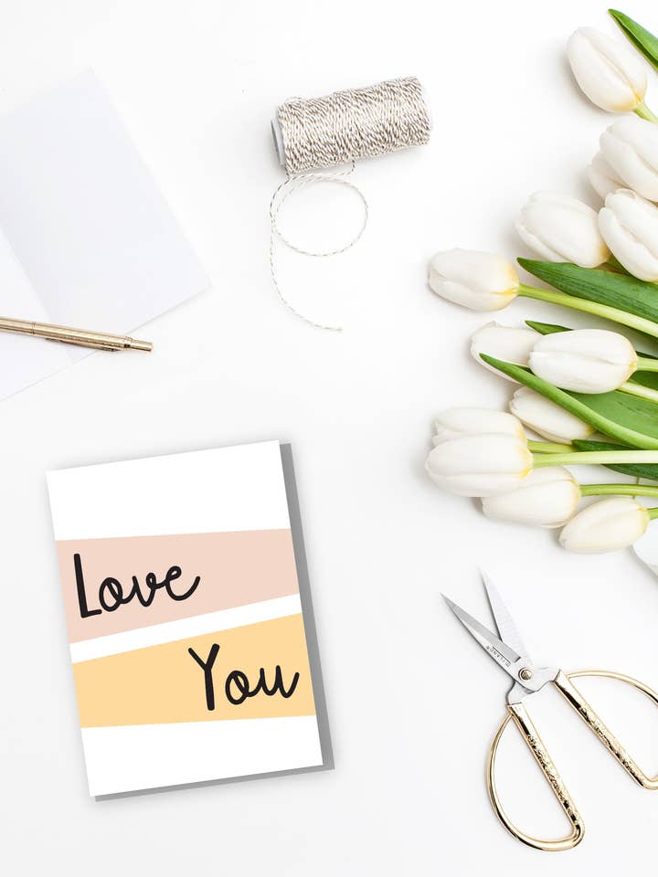 Älskar dig kort för wholesale av Três Paper Co