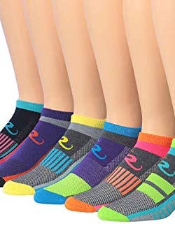 6 pares de meias masculinas Ronnox de corte baixo para corrida e desempenho atlético grande/XG MRLT02-A-XL por atacado de Gold Hose LLC