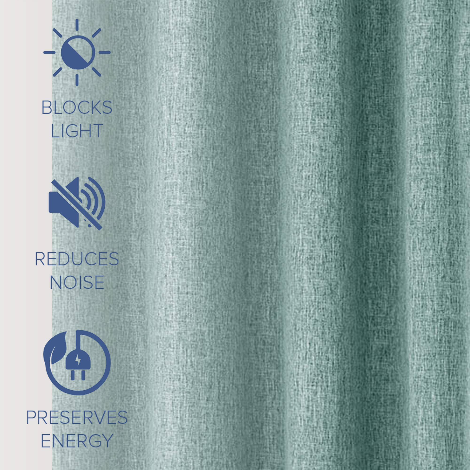 Awesome Home – Großhandel Vorhang – Verdunkelungsvorhänge mit Leinenstruktur und Ösen, 2 Paneele51