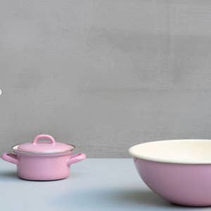 Golden Rabbit Enamelware - Set of 3 - Mixing Bowls (modern Monet)