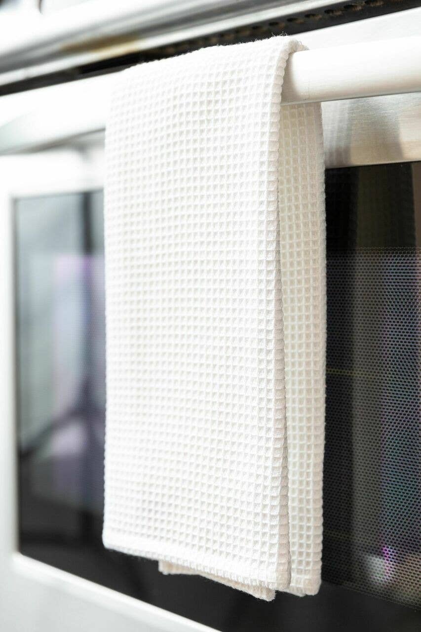 Fabstyles - Venta al por mayor Paños de cocina - Juego de 4 toallas de cocina de algodón con diseño waffle Fabstyles Broadway4