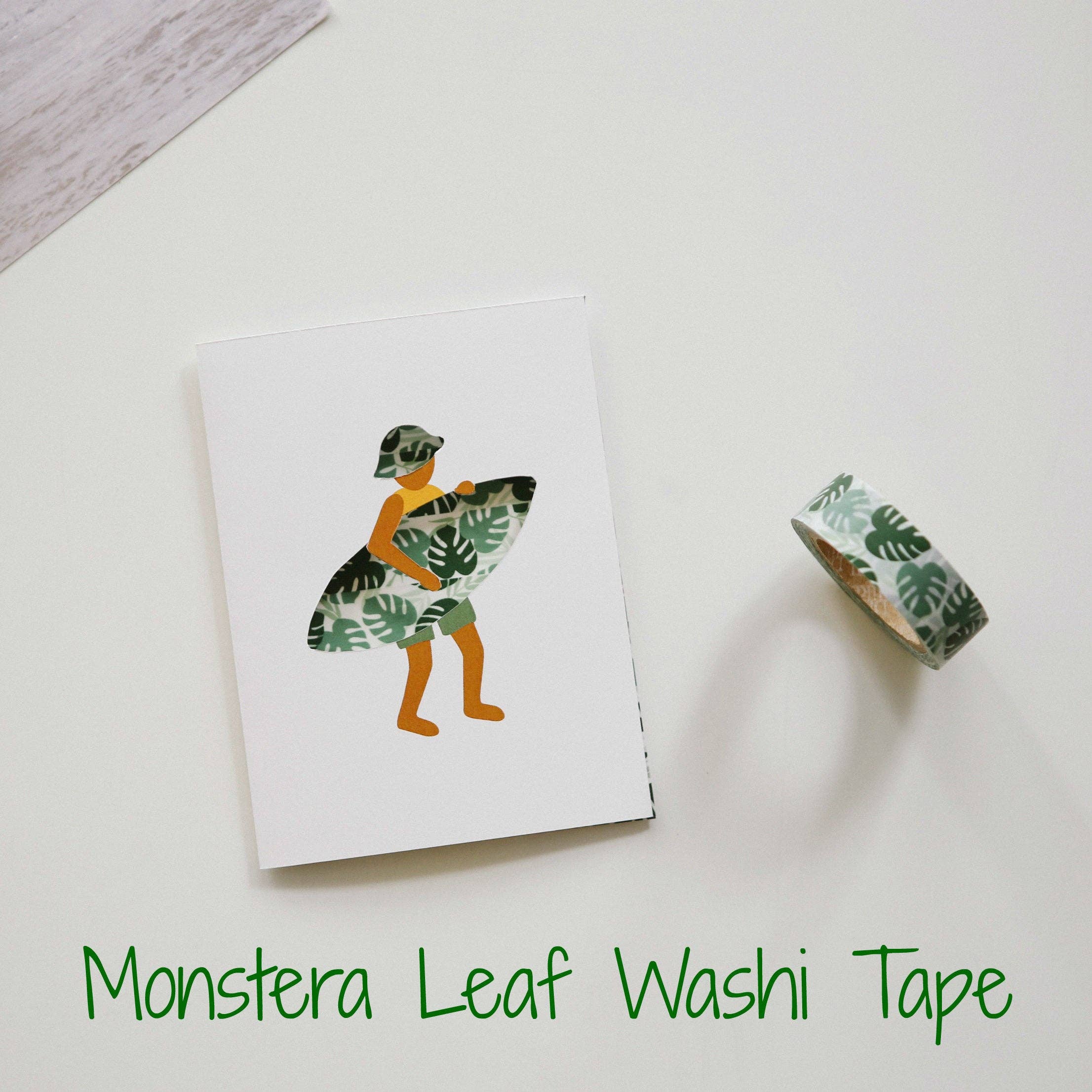 Love My Tapes Inc - Wholesale Washi Tape - 102 Monstera Washi Tape1