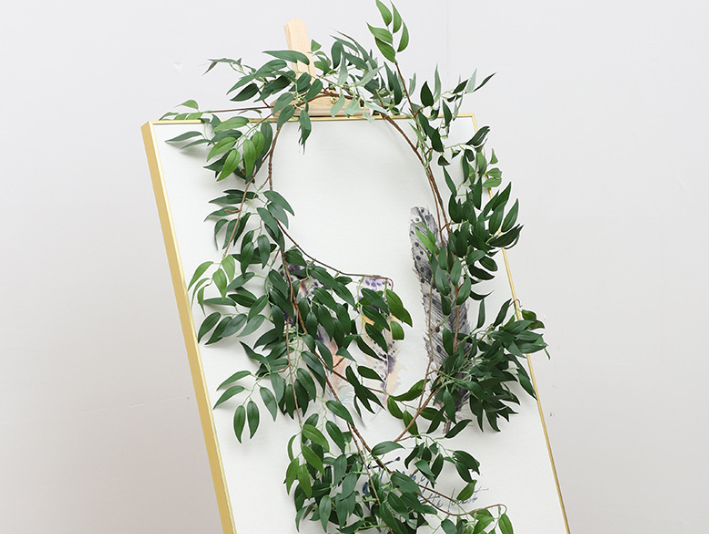 Sweet Home Deco - Wholesale Artificial Plant - 71''L Silk Eucalyptus Leaves Garland, Fake Greenery Garland1