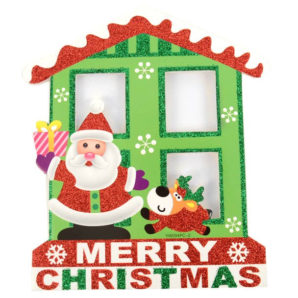 Selini New York - Wholesale Garden/Lawn Stake - Merry Christmas Santa Claus Yard Sign