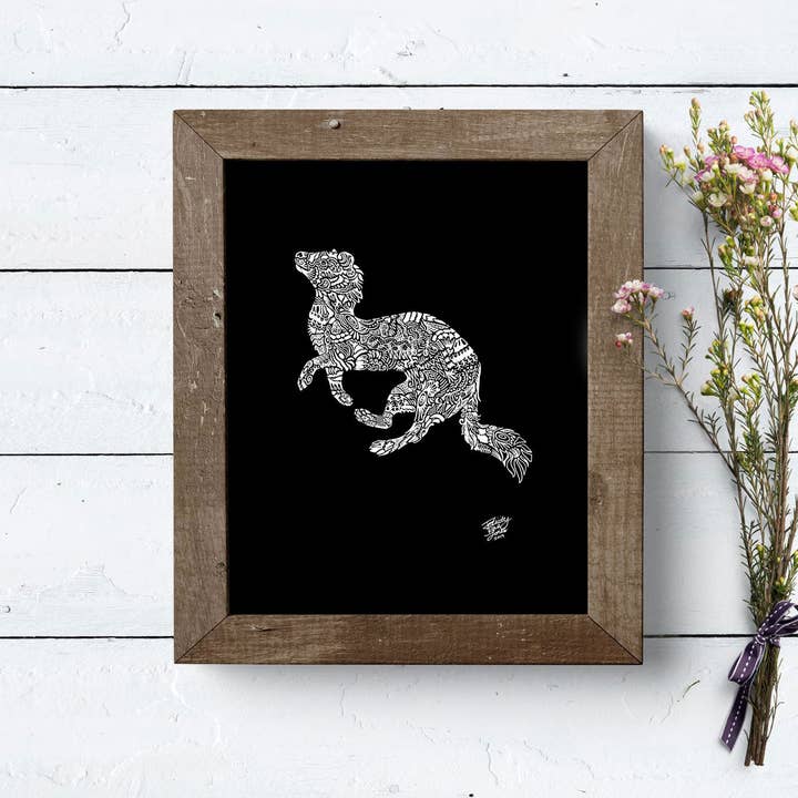 Doodle Arminho - Impressão de Arte Fina por atacado de FJ Creations