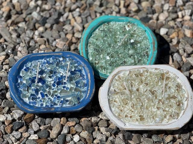 Plaid Rooster Co - Wholesale Jar/Filled Candle - "FIRE BOWL" Dough Bowl Soy Candle (Various Colors/Scents)10