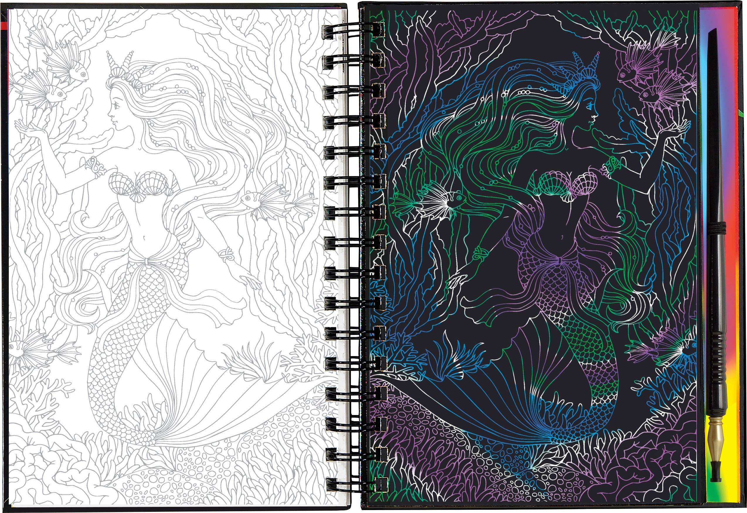 Peter Pauper Press - Wholesale Sketchbook/Sketchpad - Extreme! Fantasy Art Scratch and Sketch4