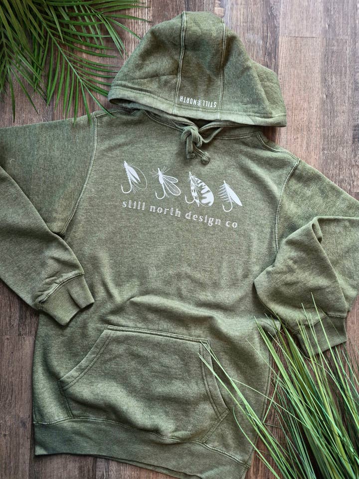 SWEAT À CAPUCHE FLY pour la vente par Still North Design Co