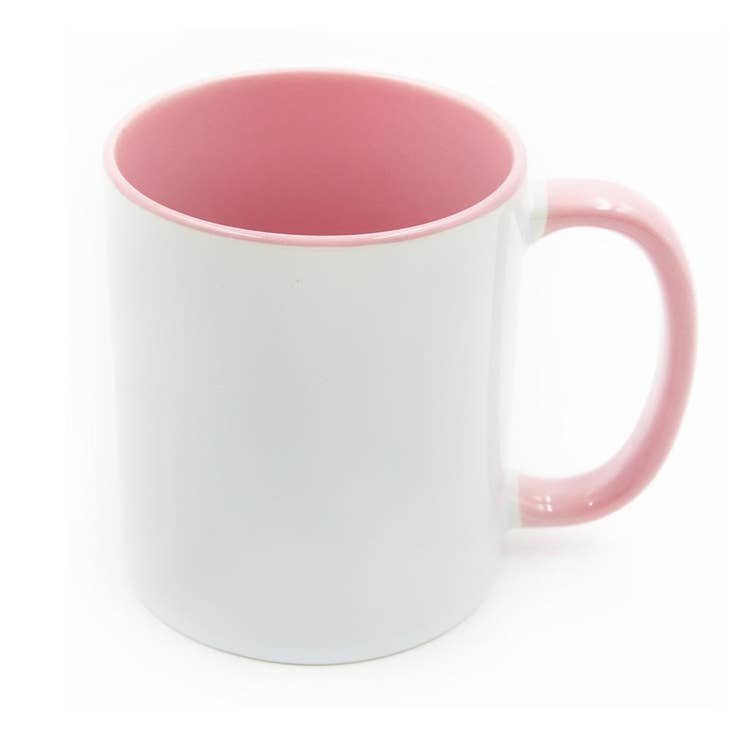 Wholesale Sublimation Coffee Mugs White With Handle 12 Oz 24