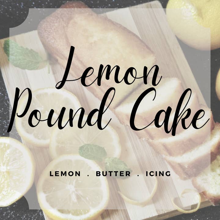 Light My Candle Co - Vente Bougie en bocal - Bougie de soja Gâteau Lemon Pound — 12 oz1