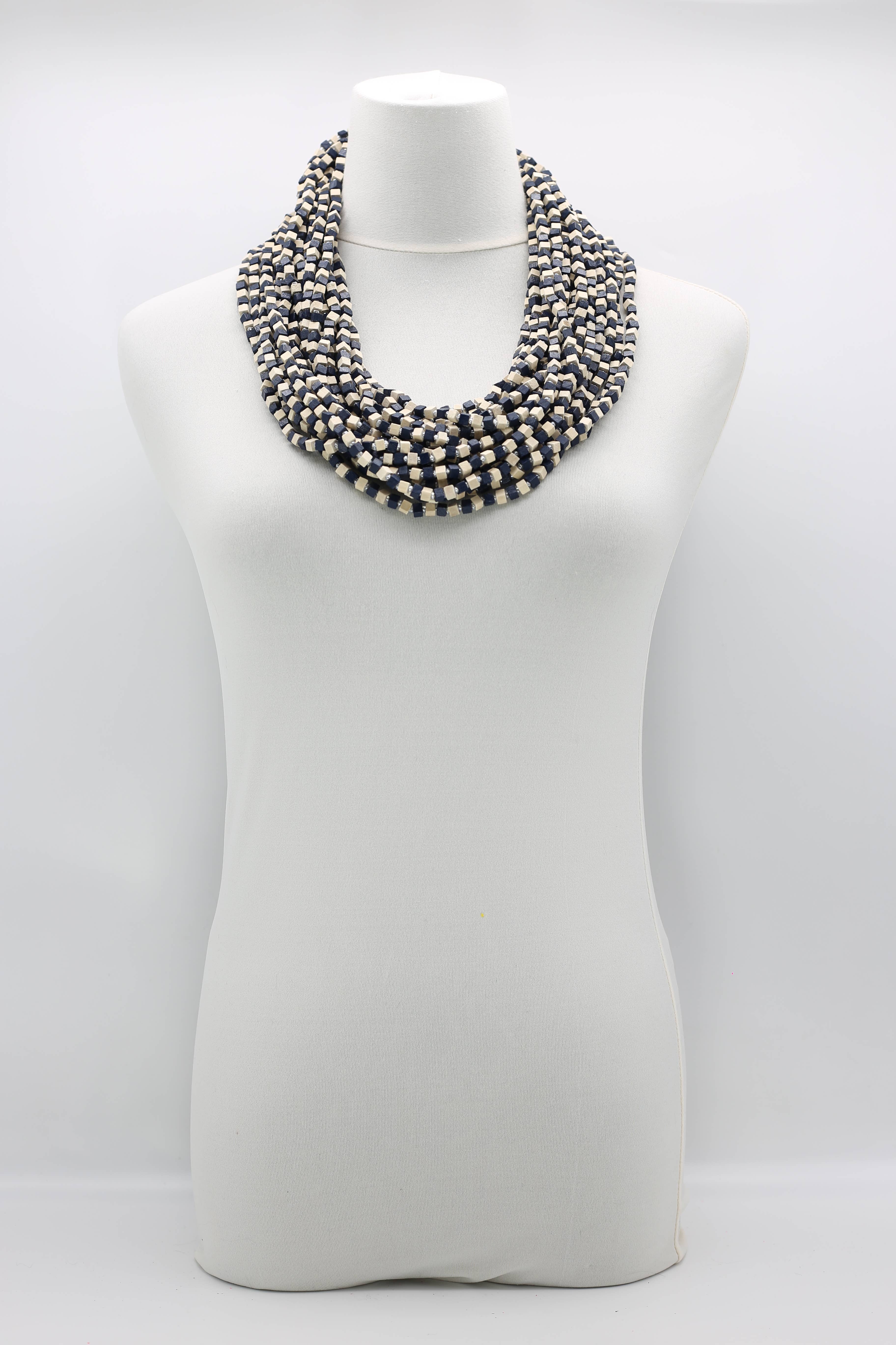 Jianhui London – Engroshandel Perlehalskæde – Den næste Pashmina halskæde Træperler - Mosaic Art121