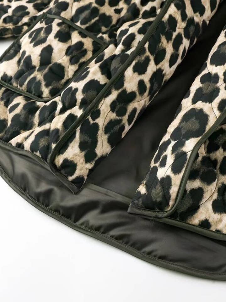 safistyle - Wholesale Jacket - Women's - Leopard Print Open Jacket3