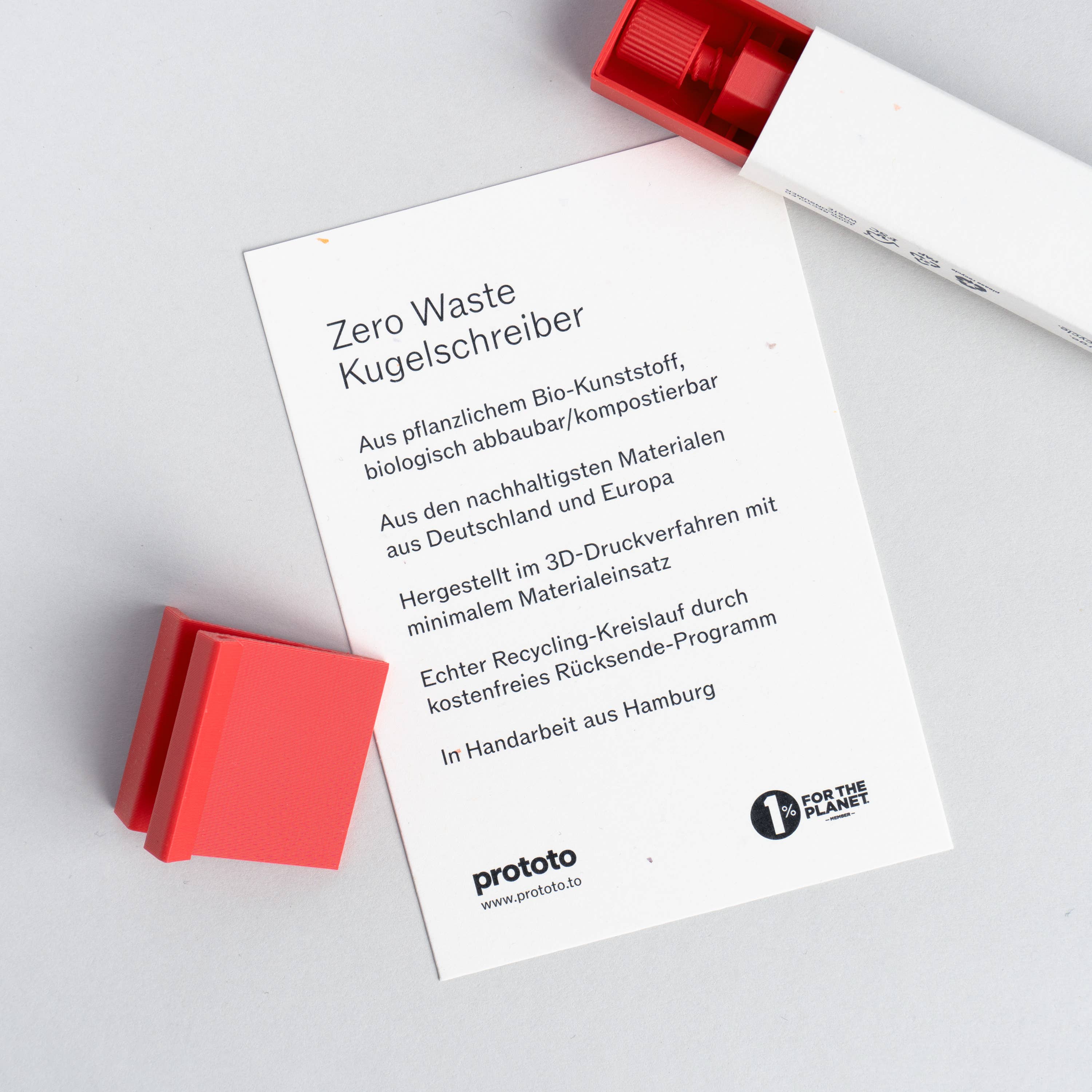 Prototo – wholesale Pen & pencil holder – Display + Information for Zero Waste Ballpoint Pen4