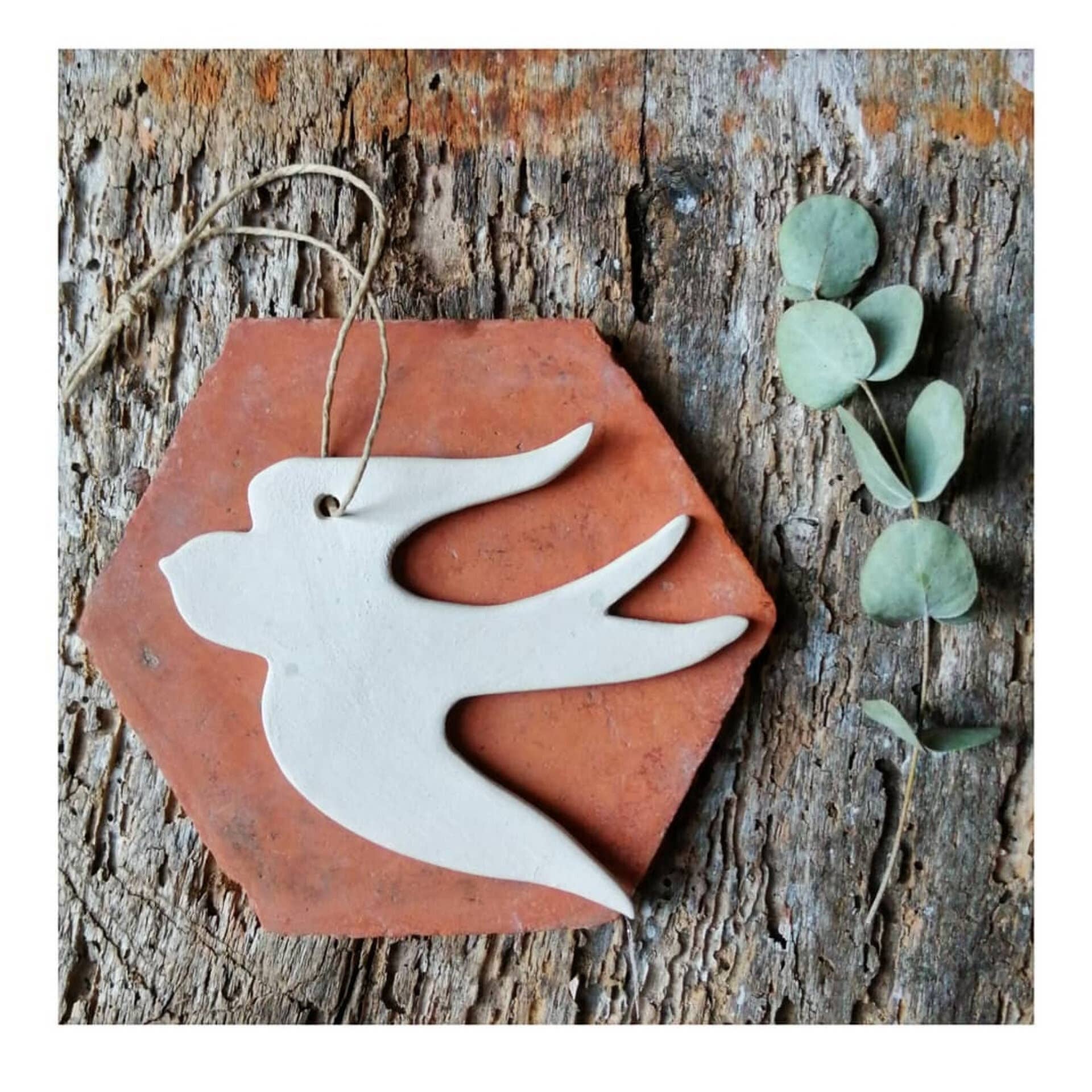 lpdv ceramics - Wholesale Ornament - Raw or glazed ceramic swallow