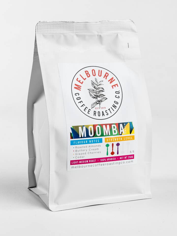 Moomba-melange voor wholesale door Melbourne Coffee Roasting Co