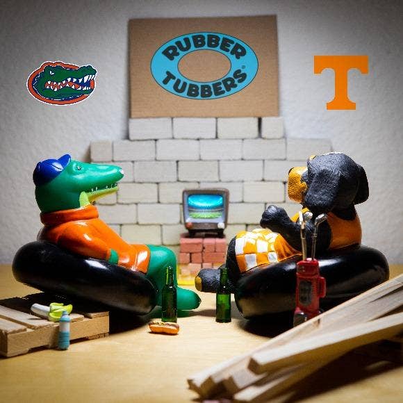 Rubber Tubbers - Wholesale Bath Toy - Baby - University of Tennessee - Volunteers - Smokey - Premium Bath4