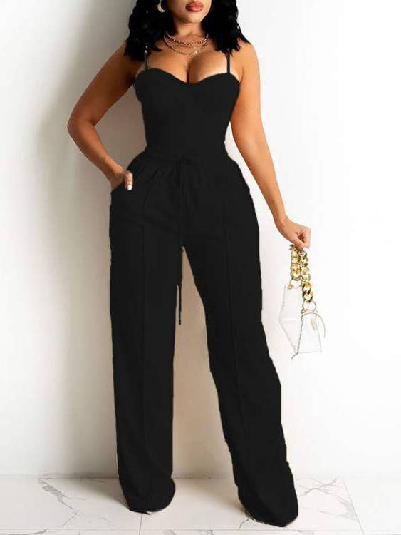 Flarix - Wholesale Top & Pant Set (NOT Loungewear) - Women's - Vibrant Abstract Print Bustier Two-Piece Set5