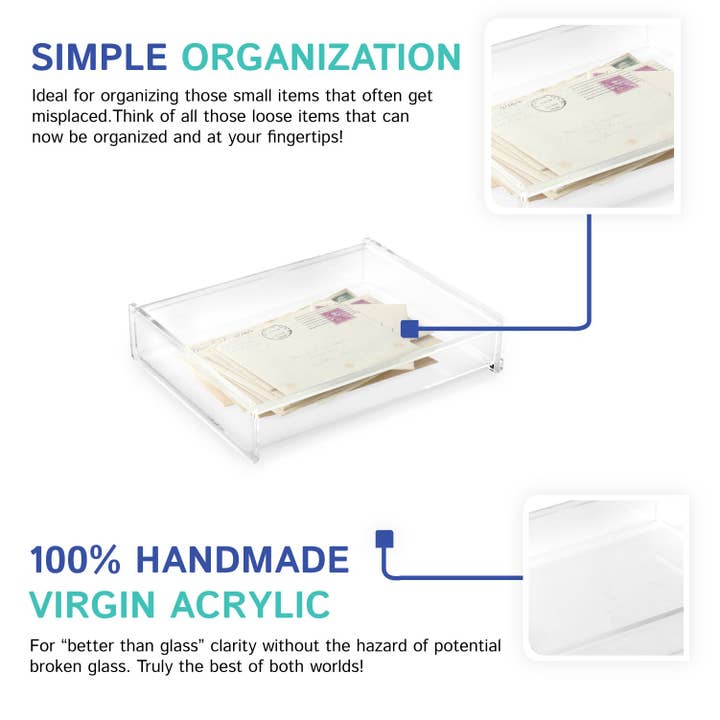 Huang Acrylic - Wholesale Kitchen Storage/Organizer - Large Catchall Box