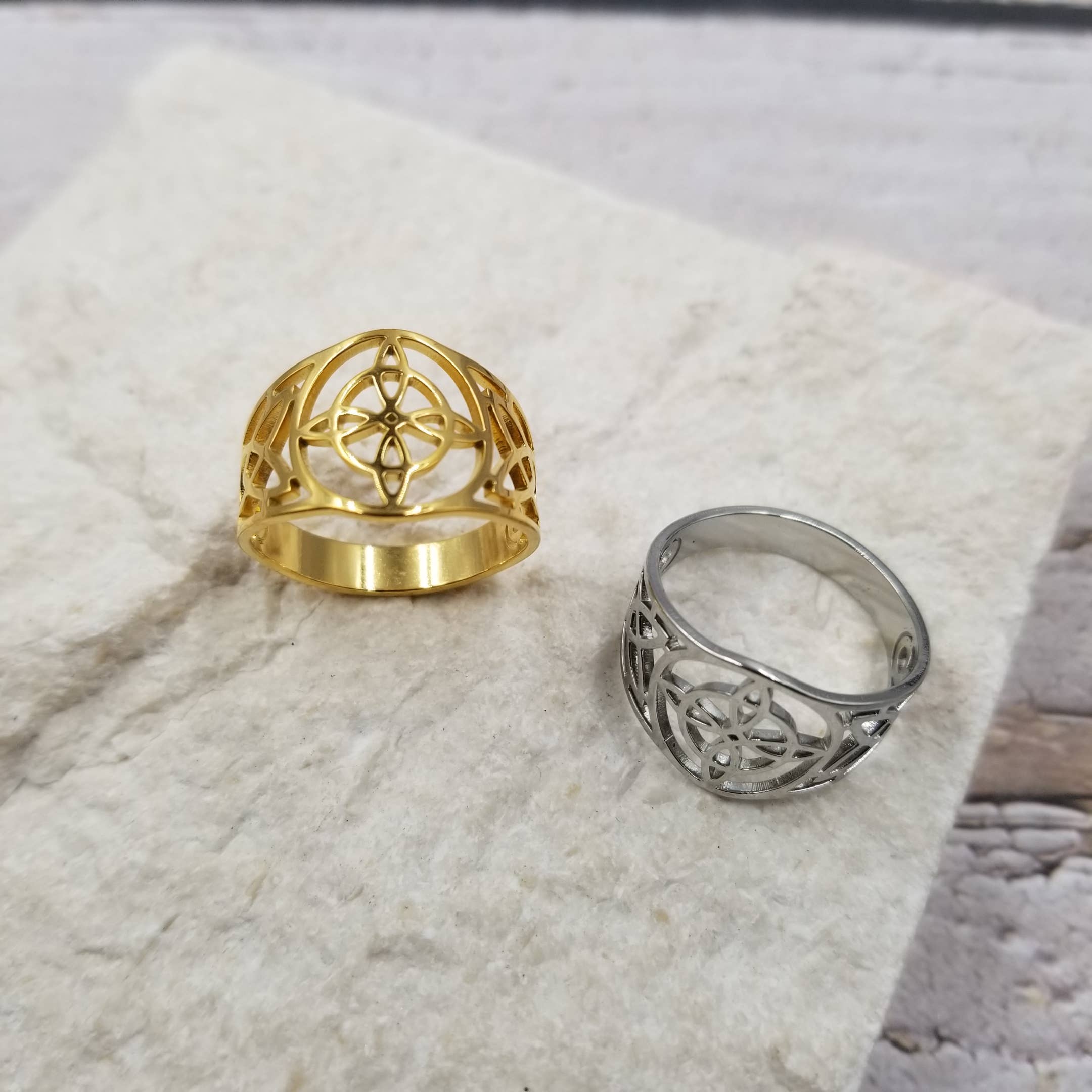 Treasure Wholesale – wholesale Band/stacked ring – Witch Magic Barrier Ring