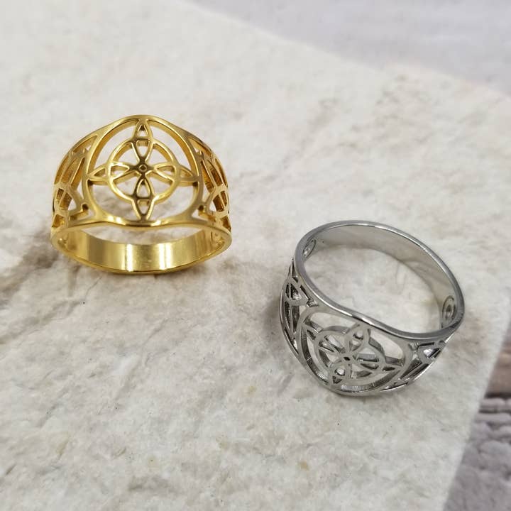 Treasure Wholesale – wholesale Band/stacked ring – Witch Magic Barrier Ring0