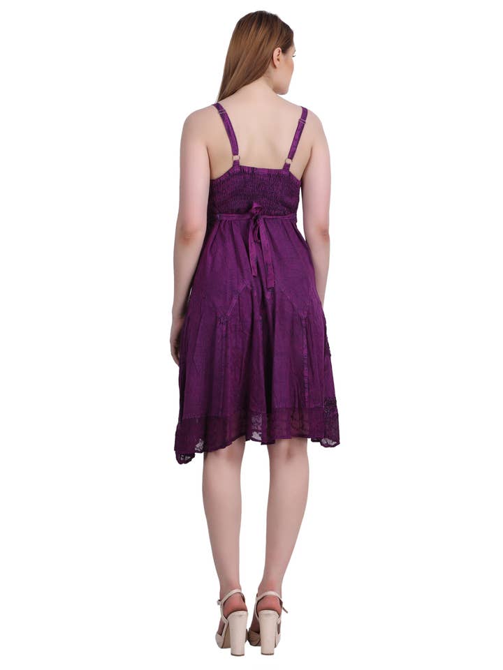 Advance Apparels - Vente Robe – femme - Robe mi-longue délavée à l'acide 130412