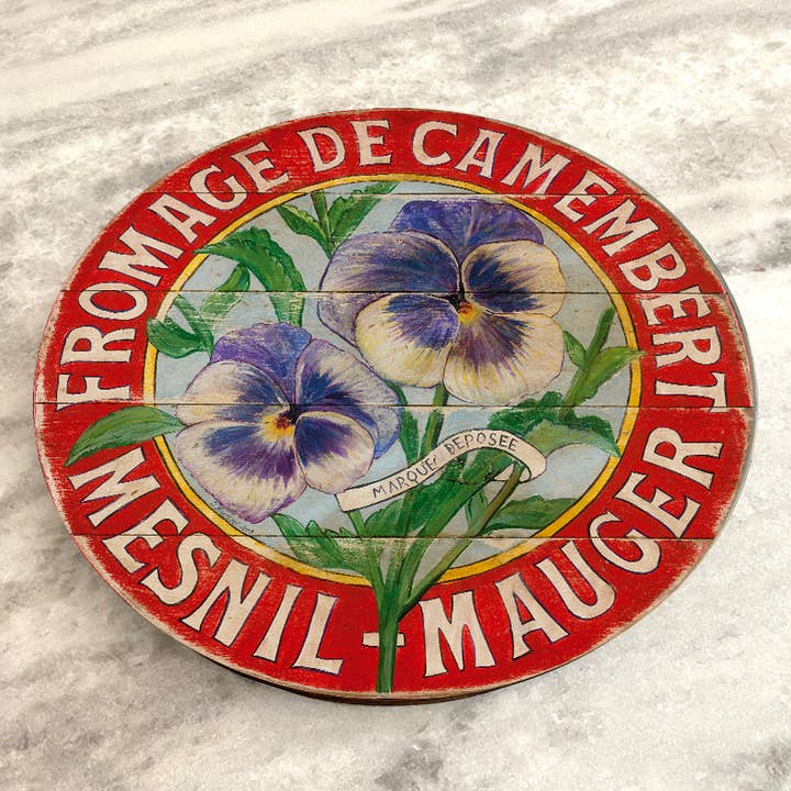 Purple Pansies Lazy Susan for wholesale by Darrellene Designs, LLC