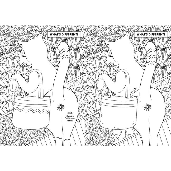 Chronicle Books - Wholesale Coloring & Activity Book - Adult - The Cat Butt Coloring and Activity Book8